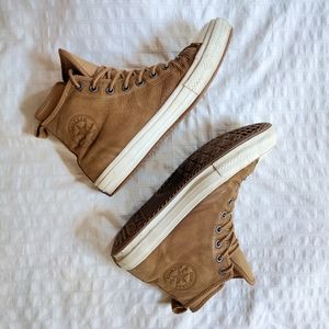 Converse Chuck Taylor All Star Waterproof Nubuck Sneaker Boot, Men’s 9.5, Khaki